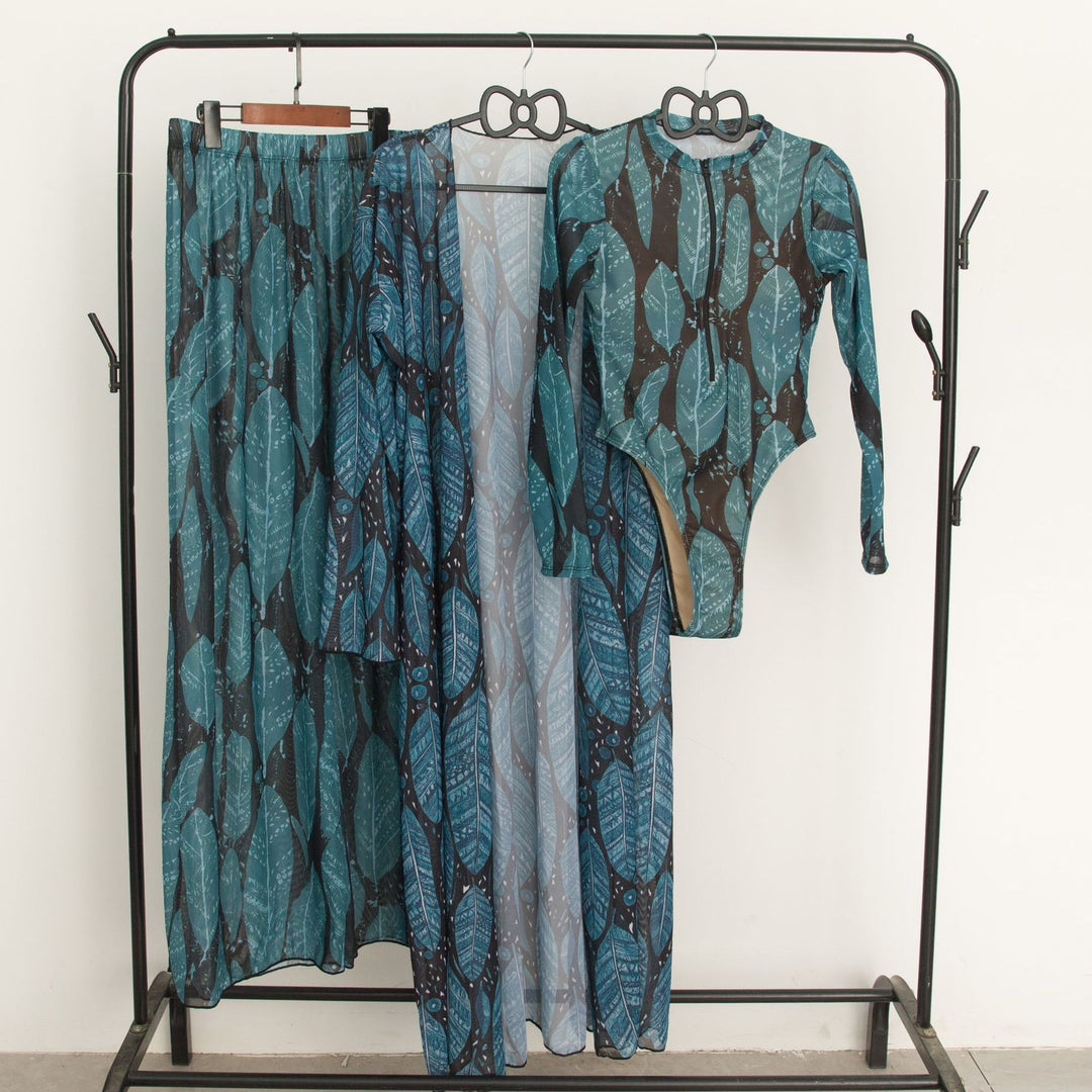 Damen Elegantes Maxikleid mit fließendem Schnitt Echo Archiv