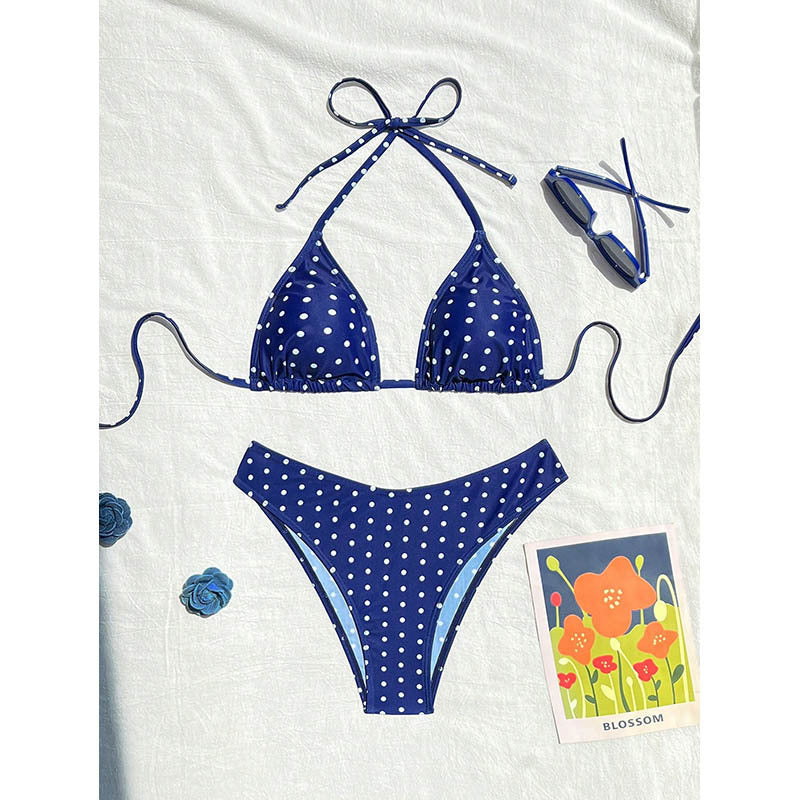 Women's Triangle Bikini with Stylish Leo Pattern Mune Fashion