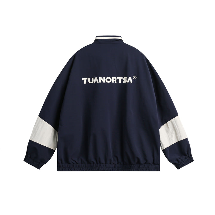 Unisex Boxy-Colorblock-Training Jacket with high stand-up collar Mune Fashion