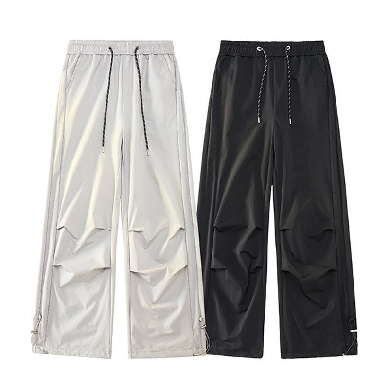 Men's Fashion Training Pants with Waistband and Practical Pockets Mune Fashion