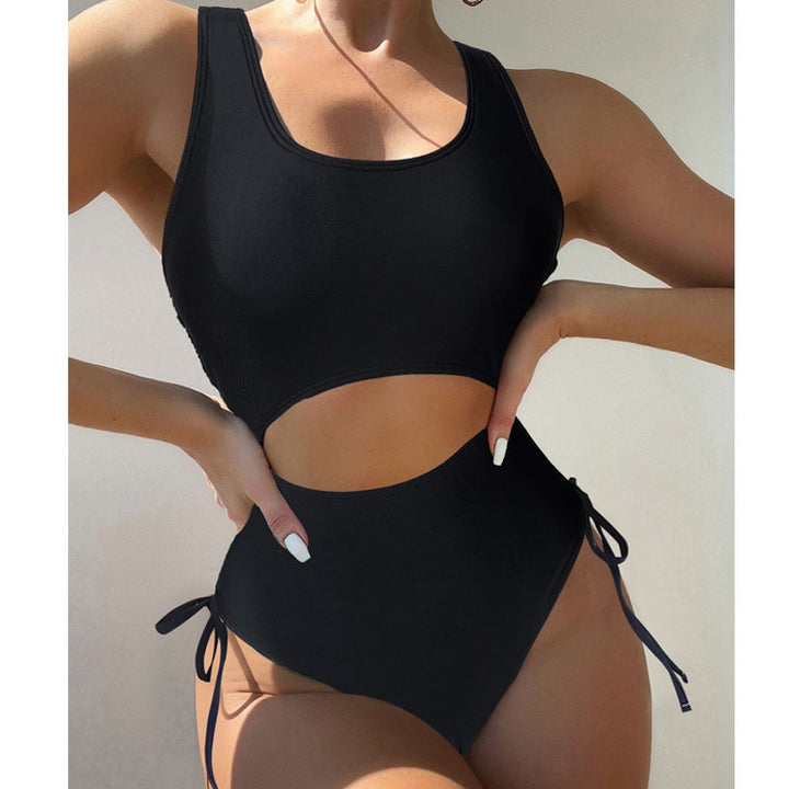 Women's one-piece swimsuit with side cut-out details Mune Fashion