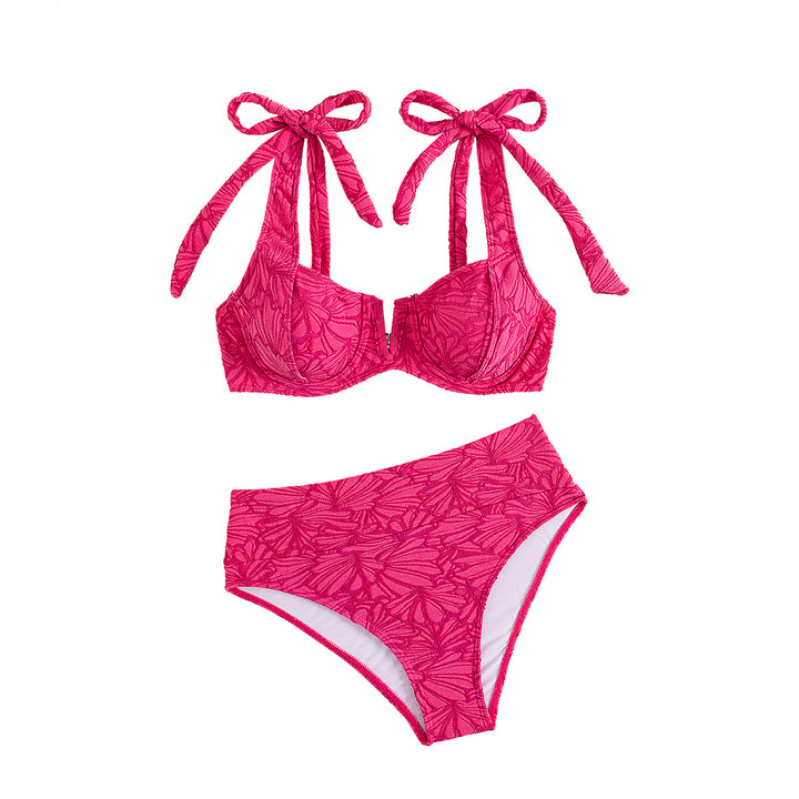 Women Push-Up Bikini with playful bow design Mune Fashion