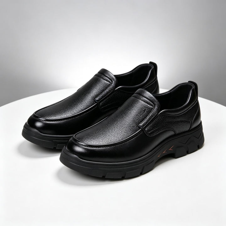 Men's Elegant Slip-On Leather Shoes Mune Fashion