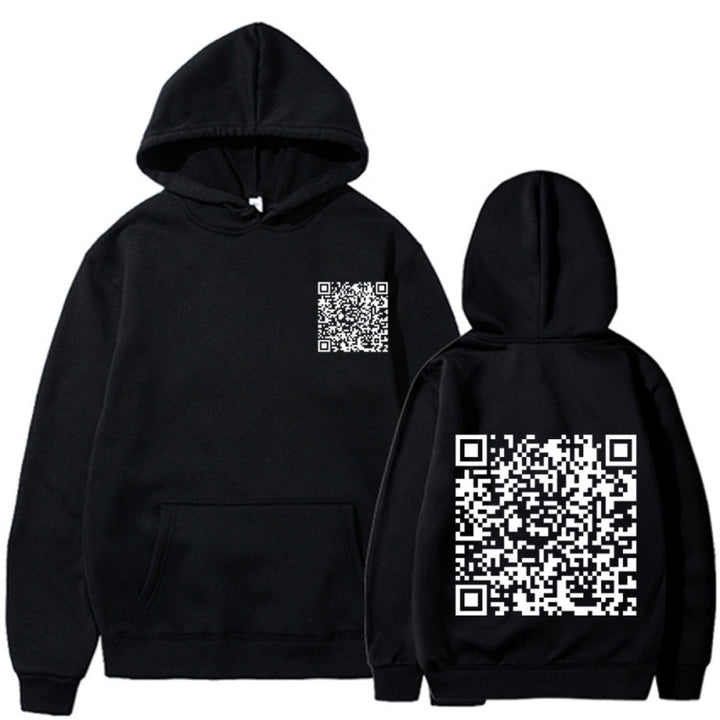 Women's Sporty Hoodie with QR Code Mune Fashion
