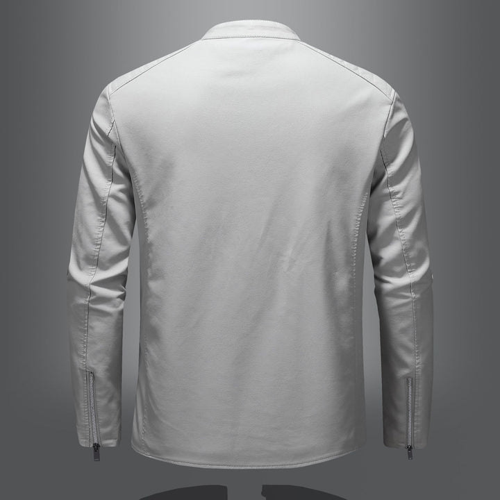 Men's Elegant and Comfortable Leather Jacket Mune Fashion