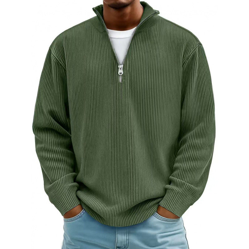 Men's Stylish Sweatshirt with Zipper Mune Fashion