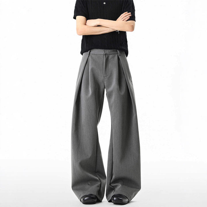 Women Wide Cut Suit Trousers Mune Fashion