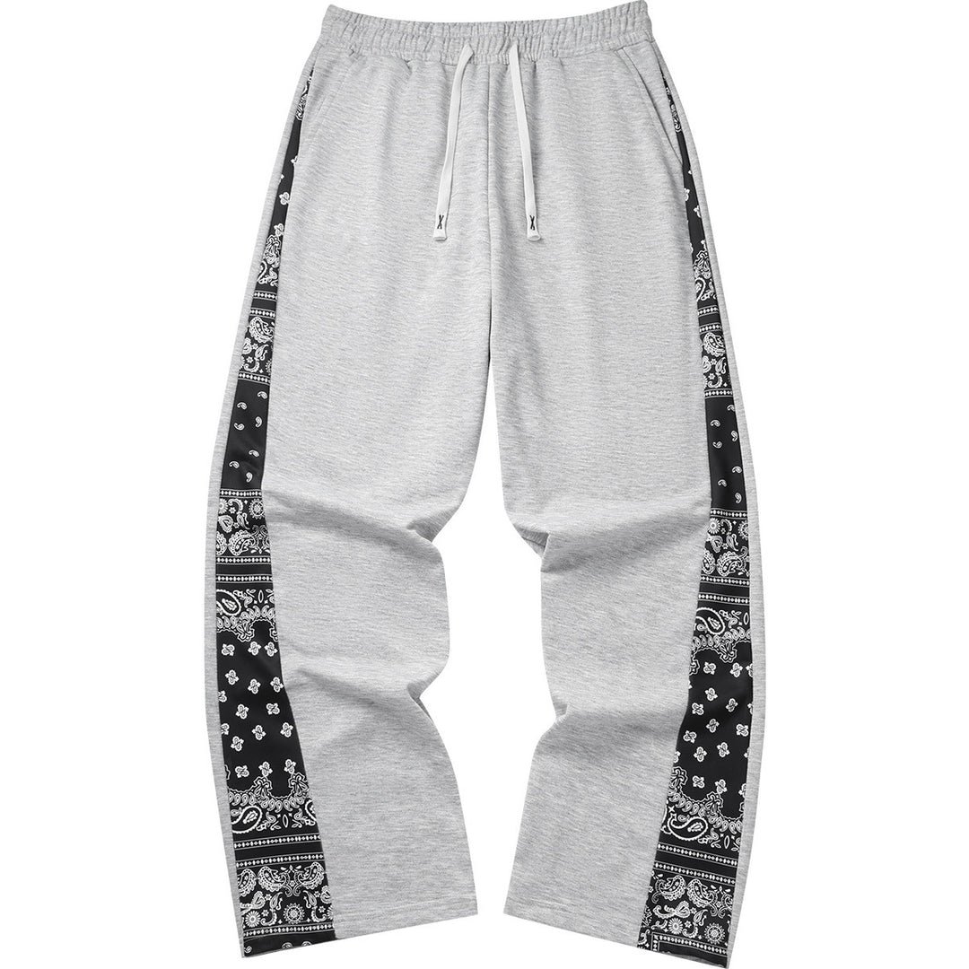Ladies Casual Leisure Pants with Modern Graphic Inserts Mune Fashion