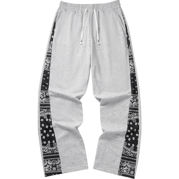 Ladies Casual Leisure Pants with Modern Graphic Inserts Mune Fashion