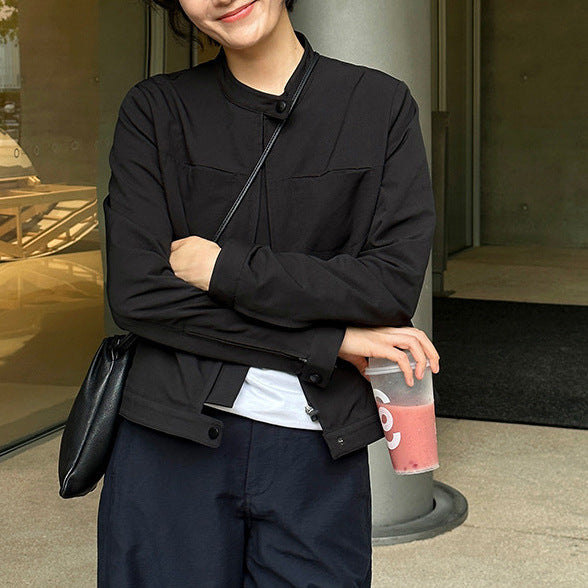 Women's urban transitional jacket with minimalist details Mune Fashion