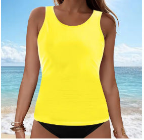 Women's Tankini Top with Ruching Mune Fashion