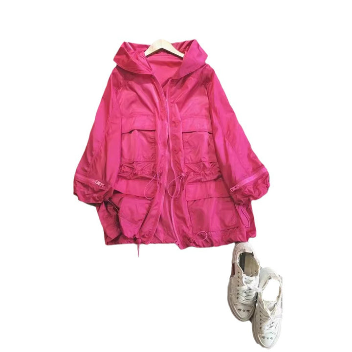 Women’s Fashion Transitional Jacket with Hood and Practical Pockets Mune Fashion