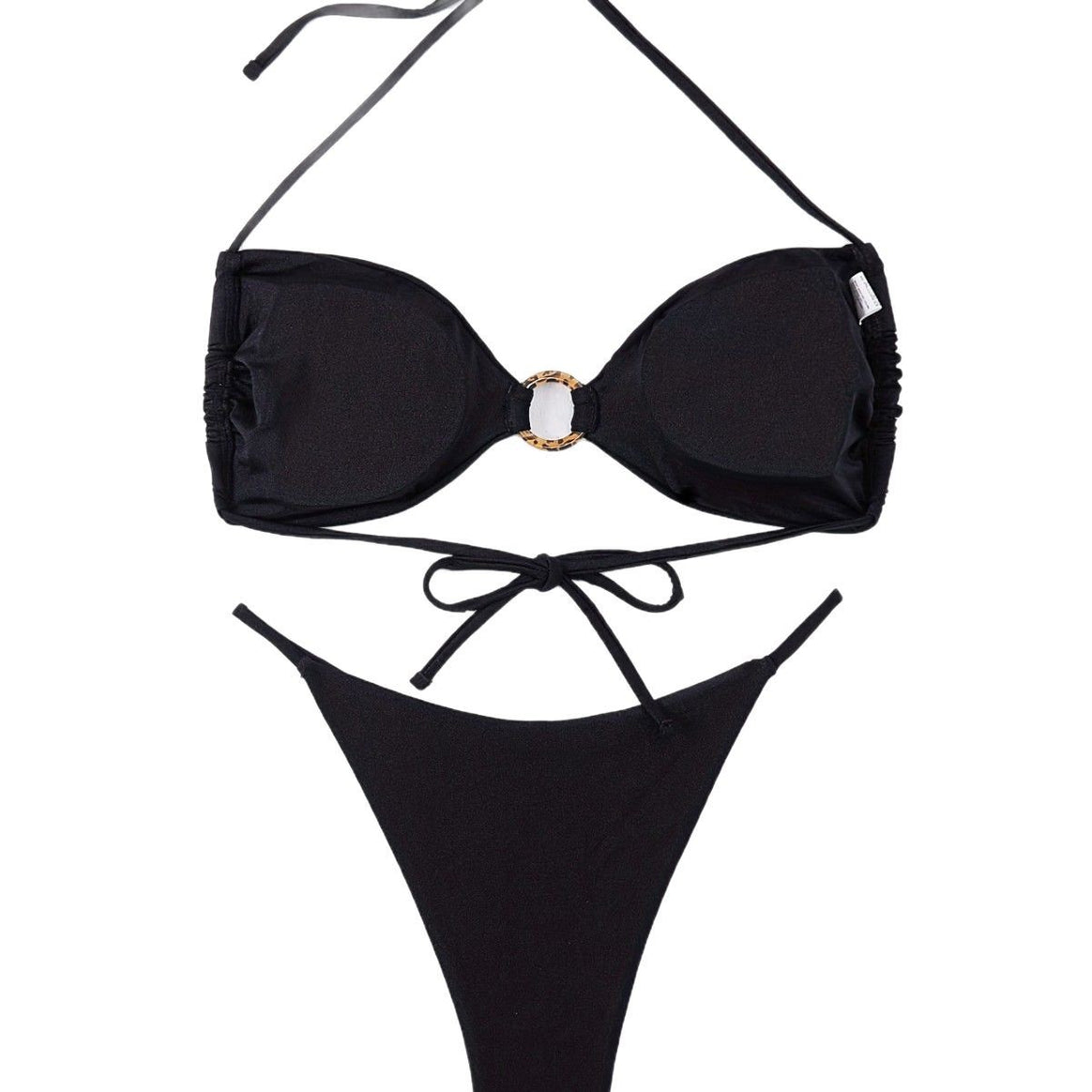 Women Push-Up Bikini Set with fashionable ring detail Mune Fashion