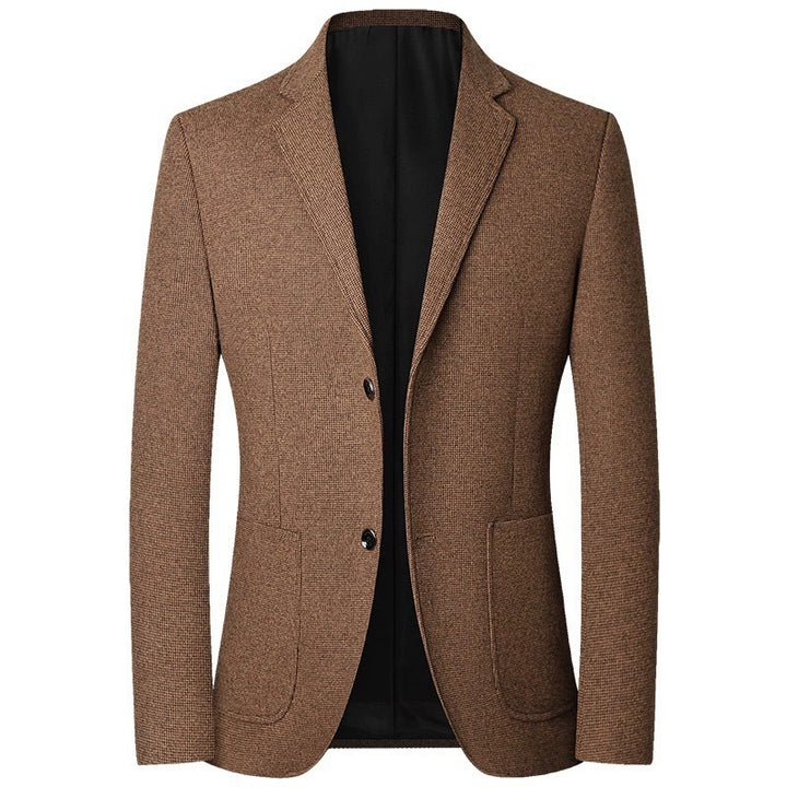Men's Lightweight City Blazer unlined construction with textured pattern and patch front pockets Mune Fashion