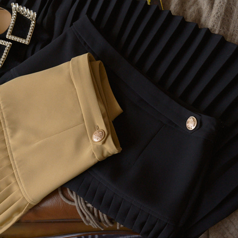 Women Pleated Skirt with Elegant Design Mune Fashion