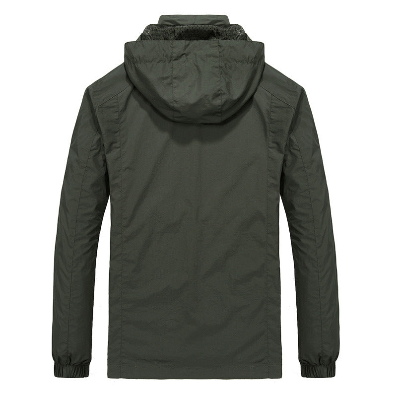 Men's multifunctional outdoor jacket with adjustable hood Mune Fashion