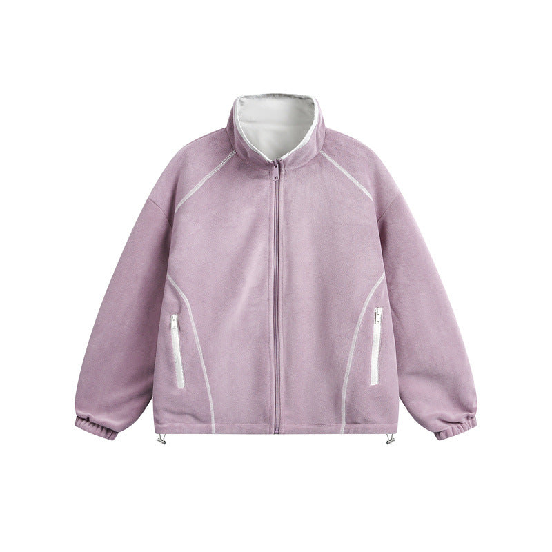 Unisex Lightweight Softshell Jacket with warming fleece inner lining, stand-up collar and drawstring Mune Fashion