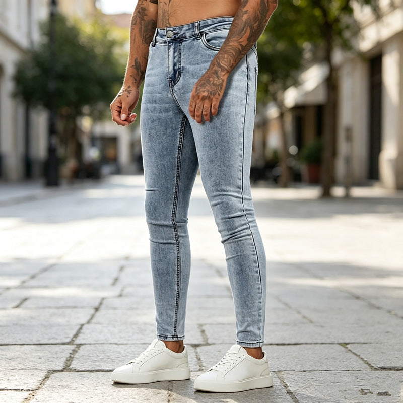 Men's Slim-Fit Denim Pants Mune Fashion