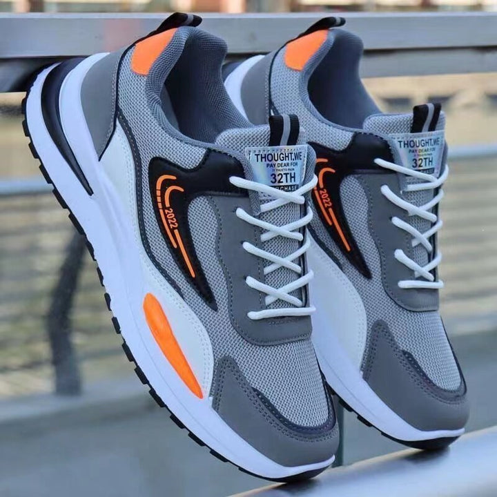 Men's Sporty Cushioning Sneakers with Breathable Mesh Mune Fashion