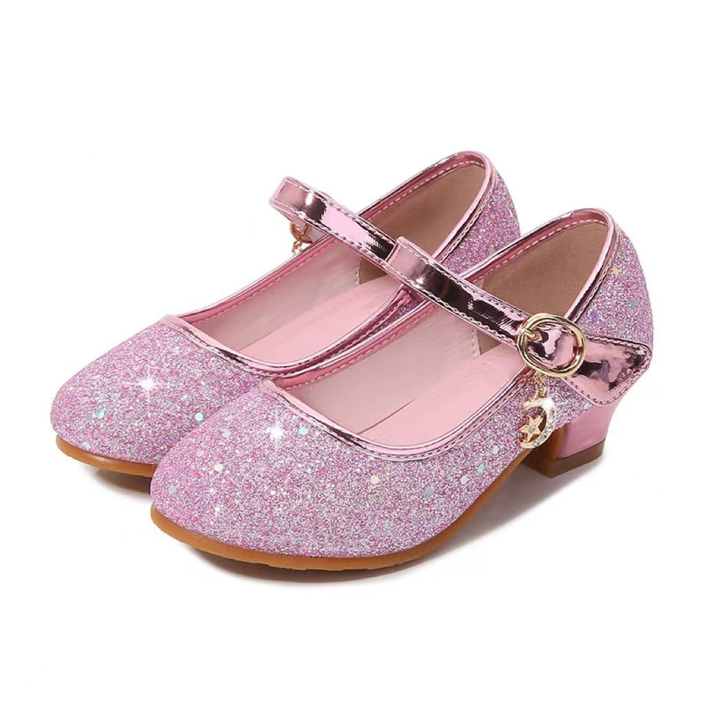Girls Glamorous Ballerinas with Adjustable Strap Mune Fashion