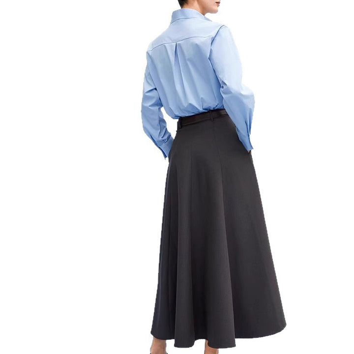 Women Elegant Maxi Skirt with Wide Cut Design Mune Fashion