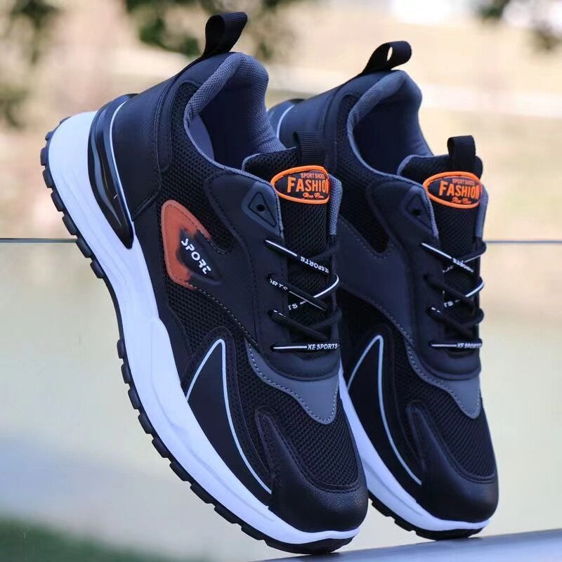 Men's Sporty Cushioning Sneakers with Breathable Mesh Mune Fashion