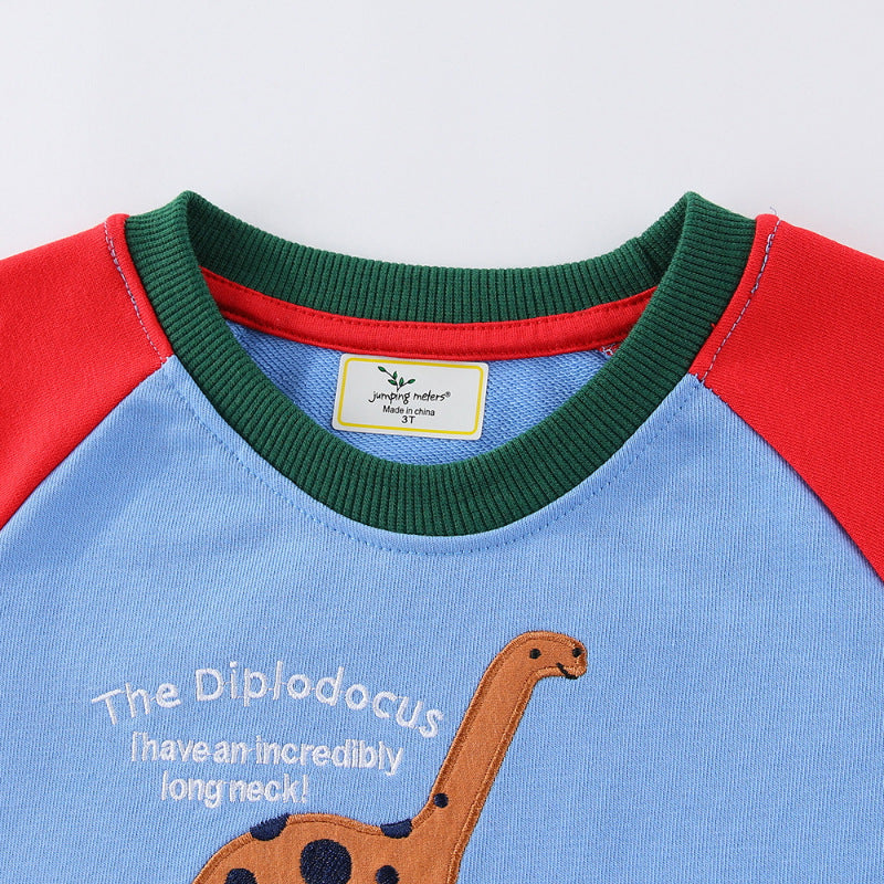 Boys sweatshirt with funny dinosaur design Mune Fashion