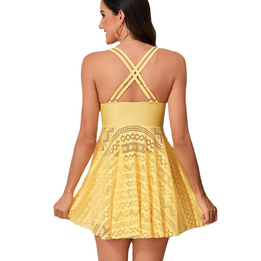 Women's Swimsuit with Airy Skirt Mune Fashion
