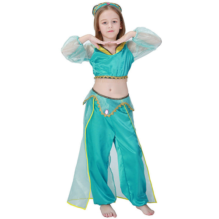 Girls' princess costume in oriental style with sparkling details Mune Fashion