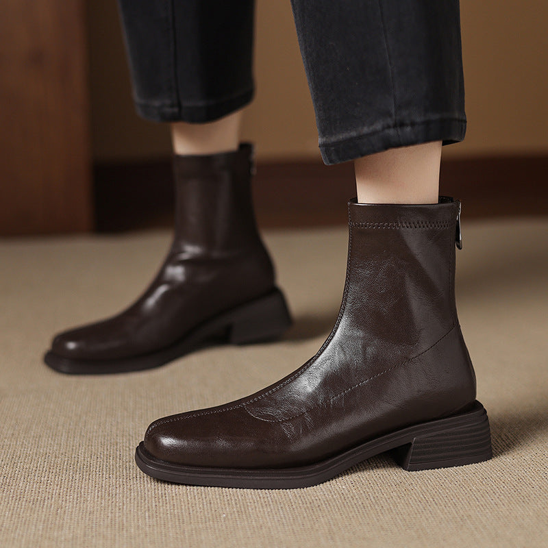 Ladies Elegant Ankle Boots with Anatomically Designed Fit Mune Fashion