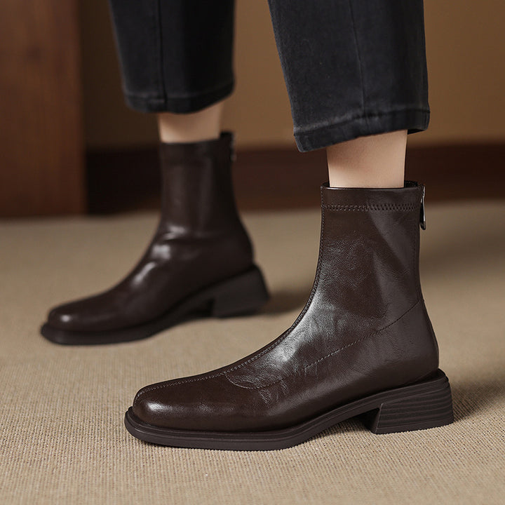 Ladies Elegant Ankle Boots with Anatomically Designed Fit Mune Fashion