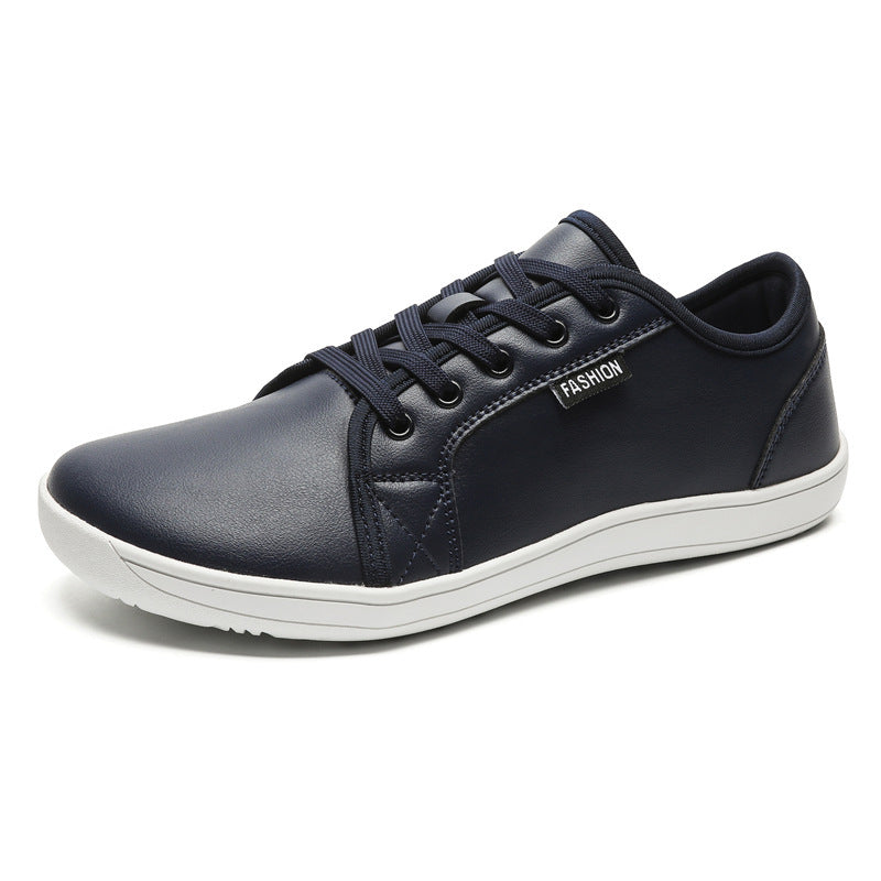 Men's slim business-casual lace-up shoes in smooth leather look with ergonomic comfort sole Mune Fashion