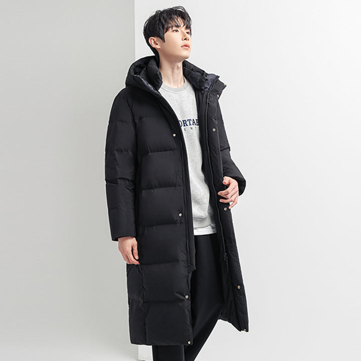 Men's Long Padded Jacket with Hood Mune Fashion 1787978142