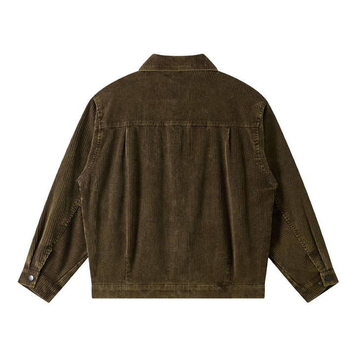 Men's cord workwear blouson with flap pockets and boxy fit Mune Fashion