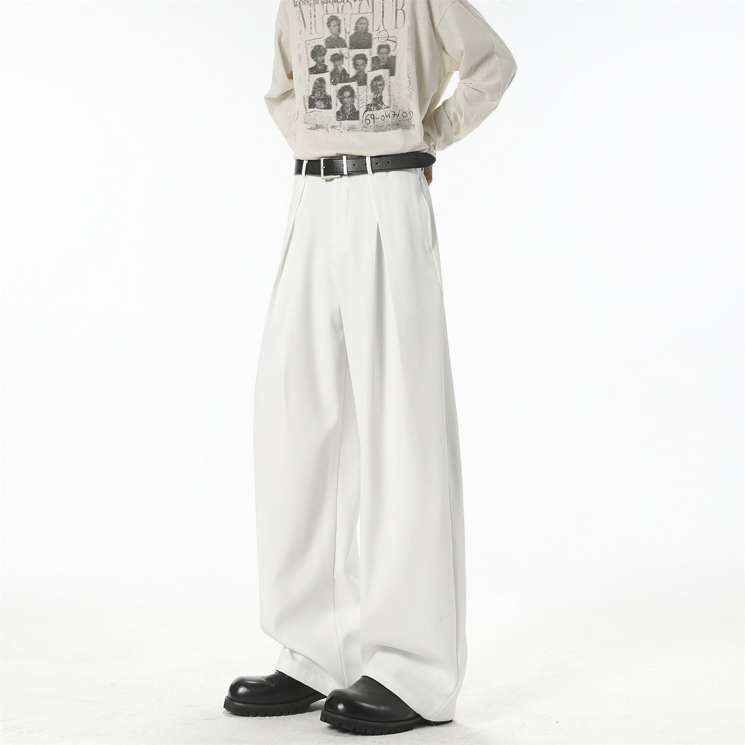 Women Wide-cut High-waisted Pants Mune Fashion