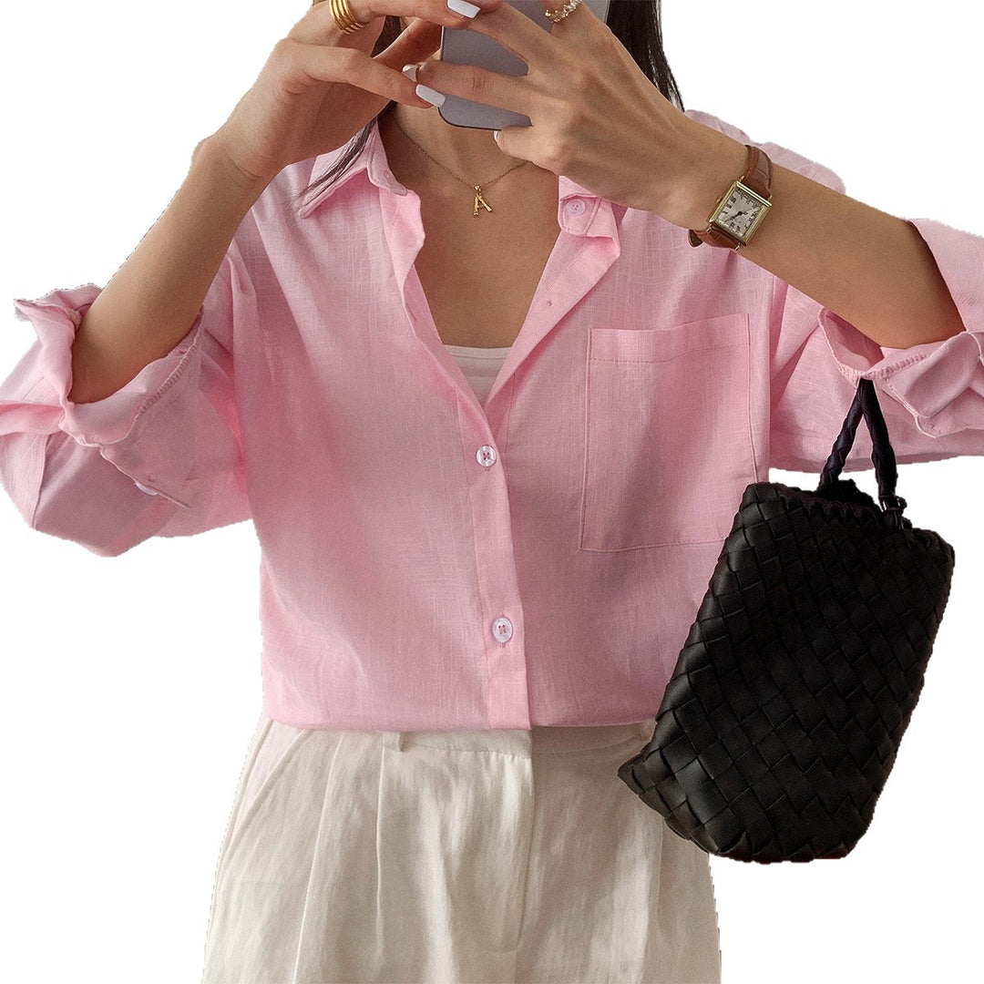 Ladies two-piece summer set made of lightweight oversized shirt and sleeveless mini dress Mune Fashion