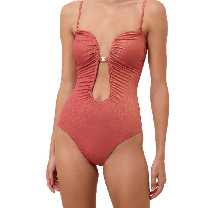 Women elegant one-piece swimsuit with cut-out details Mune Fashion