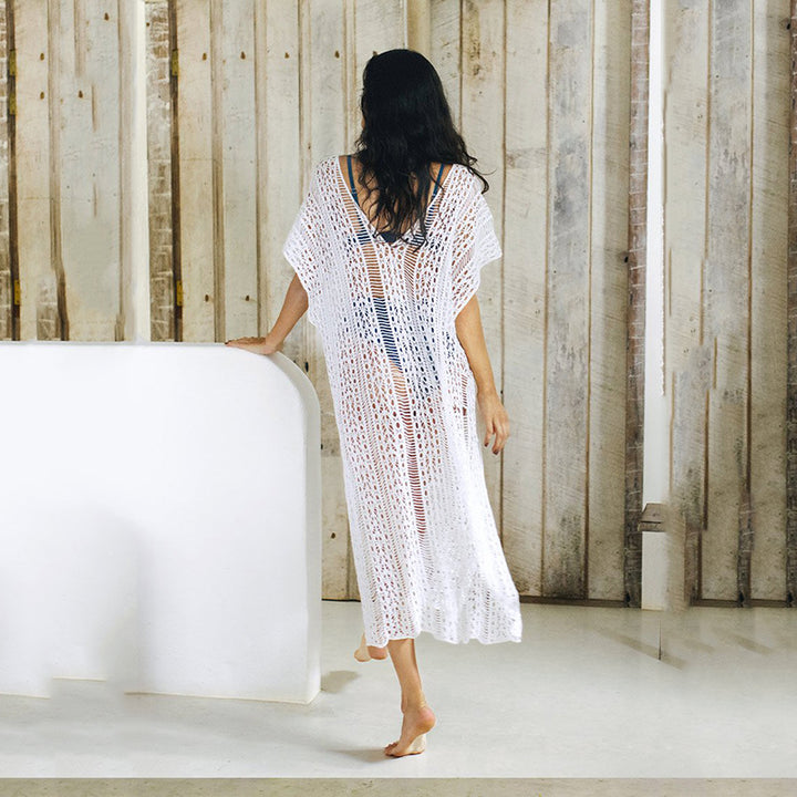 Women's airy crochet beach cover-up Mune Fashion