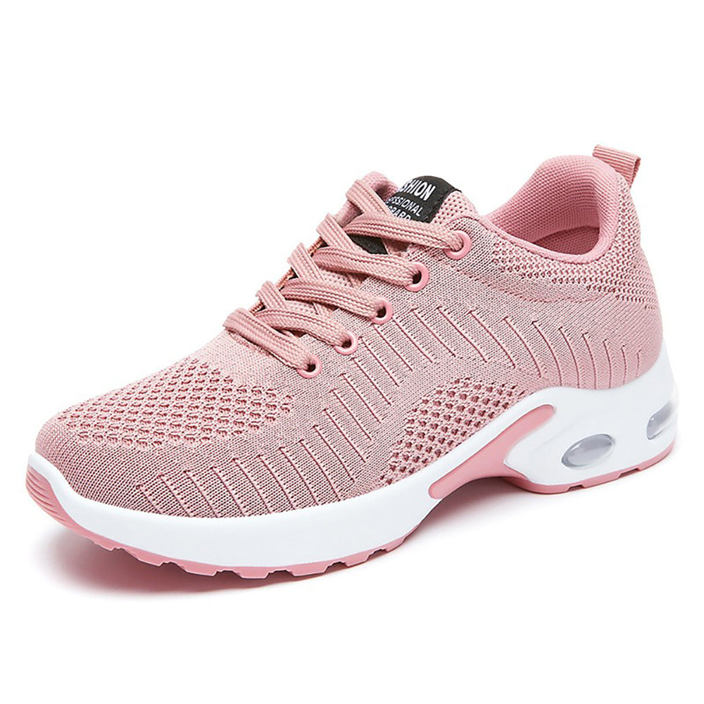 Women's knitted comfort sneaker with visible air unit, pressure-relieving memory footbed inlay and grip profile sole Mune Fashion