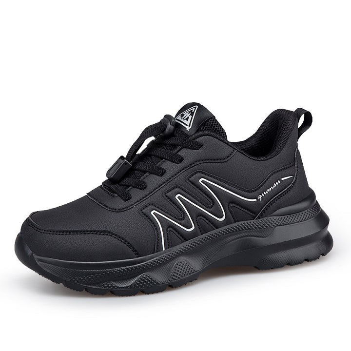 Men's urban comfort sneakers with cord lock, padded heel and shock-absorbing lightweight foam sole Mune Fashion