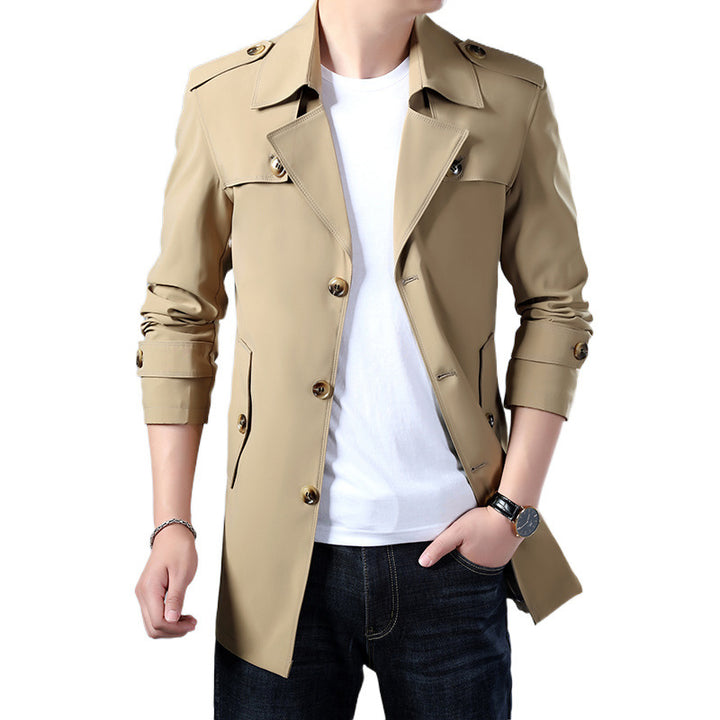 Men's fashionable and elegant trench coat jacket Mune Fashion
