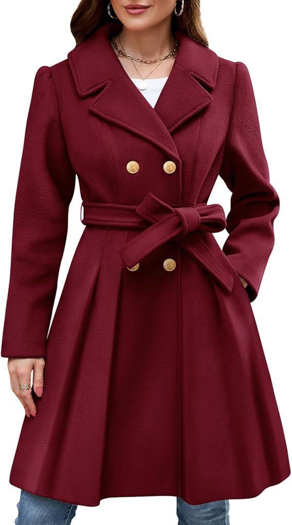 Women's Elegant Double-Breasted Coat