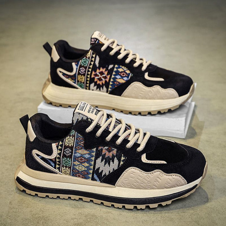 Women's sporty sneakers with attractive ethnic design Mune Fashion