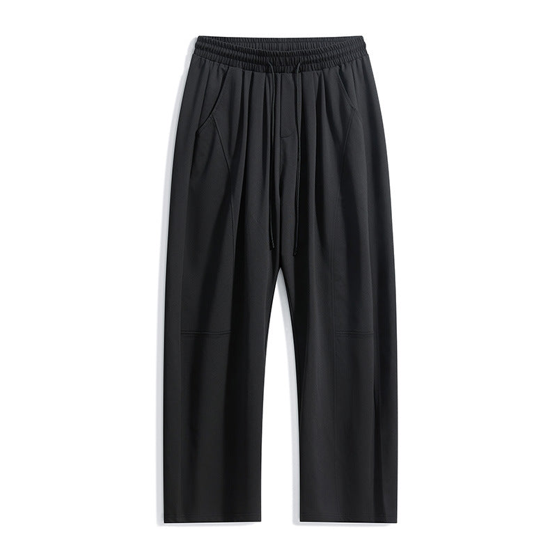 Men's Sporty Training Pants with Practical Drawstring Mune Fashion