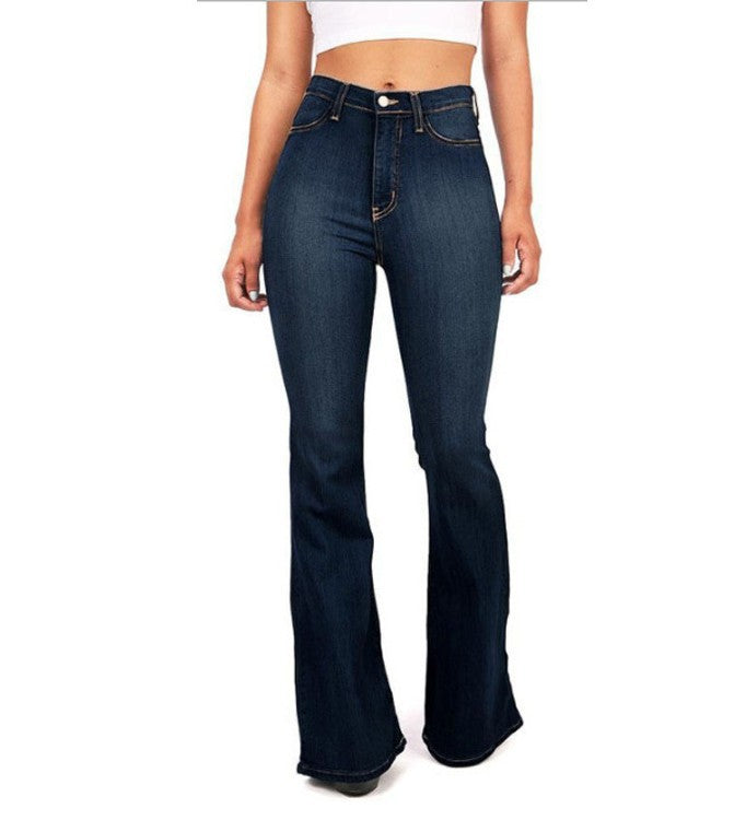 Women's nan jeans with high waist and slight flare Mune Fashion