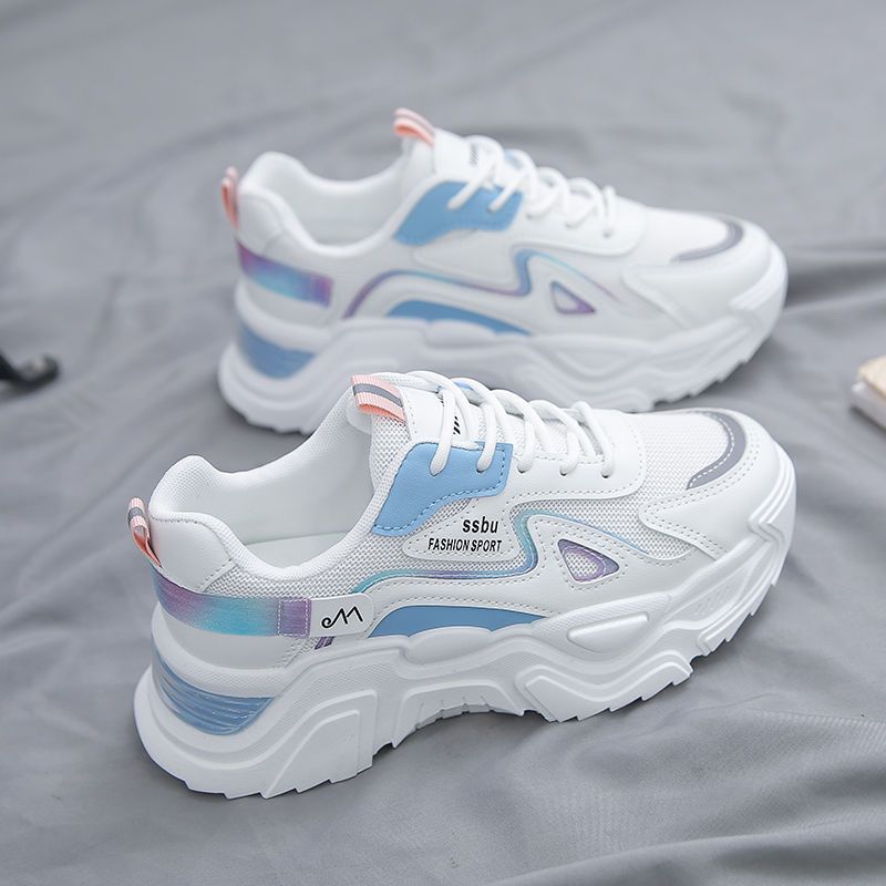 Ladies Sporty Chunky Sneakers with Balanced Cushioning Mune Fashion