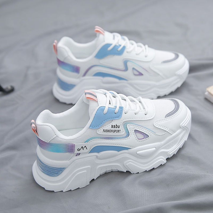 Ladies Sporty Chunky Sneakers with Balanced Cushioning Mune Fashion