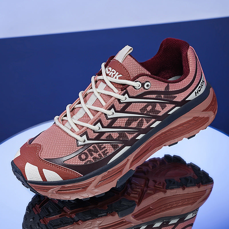 Men's technical trail running sneakers with shock-absorbing hollow core midsole, reinforced toe cap, and grippy off-road profile sole Mune Fashion