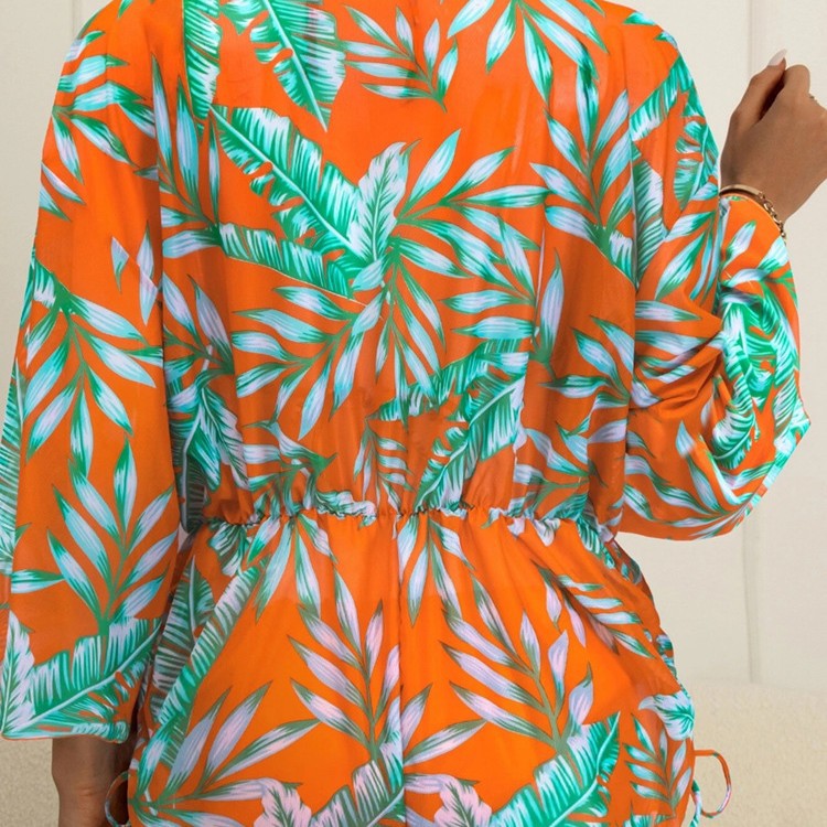 Women’s Romper with Floral Cut-Out Design Mune Fashion
