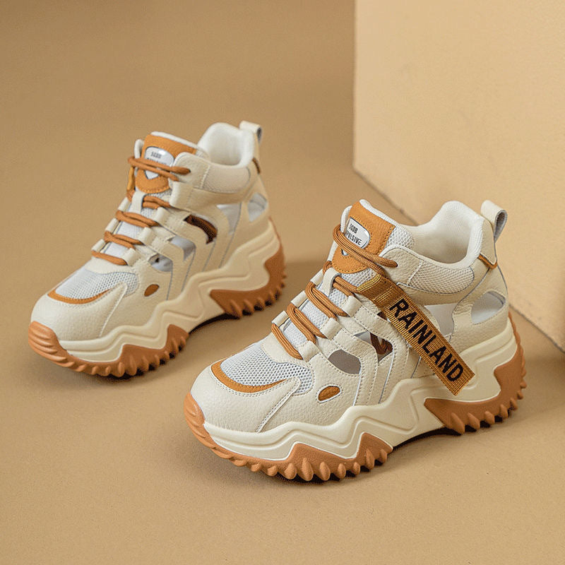 Women’s Sporty High-Top Sneakers with Durable Sole Mune Fashion